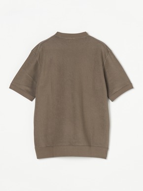Men's compact pile s/s crew neck 詳細画像
