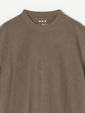 Men's compact pile s/s crew neck 詳細画像