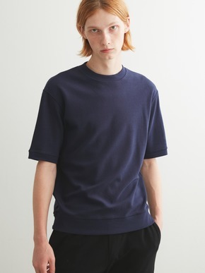 Men's compact pile s/s crew neck 詳細画像