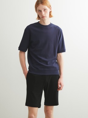 Men's compact pile s/s crew neck 詳細画像