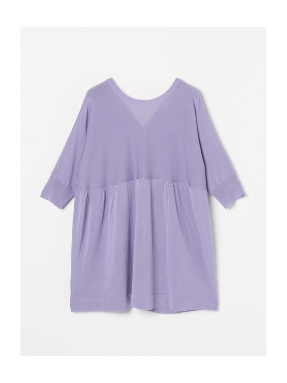 High twisted sweater s/s 2way po