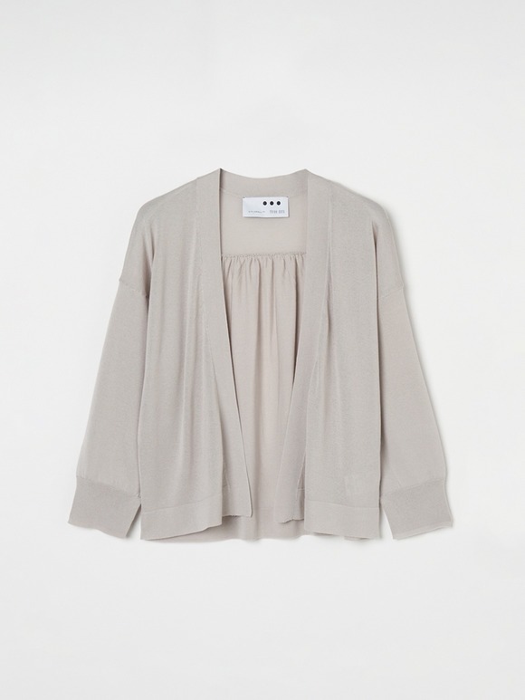 High twisted sweater cardigan