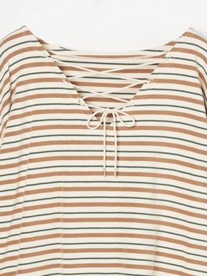 Heavy rib wide sleeve back race tee 詳細画像