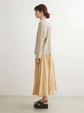 Heavy rib wide sleeve back race tee 詳細画像