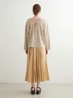 Heavy rib wide sleeve back race tee 詳細画像