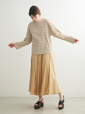 Heavy rib wide sleeve back race tee 詳細画像