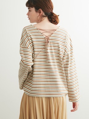 Heavy rib wide sleeve back race tee 詳細画像