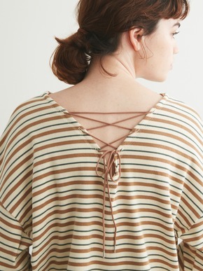 Heavy rib wide sleeve back race tee 詳細画像