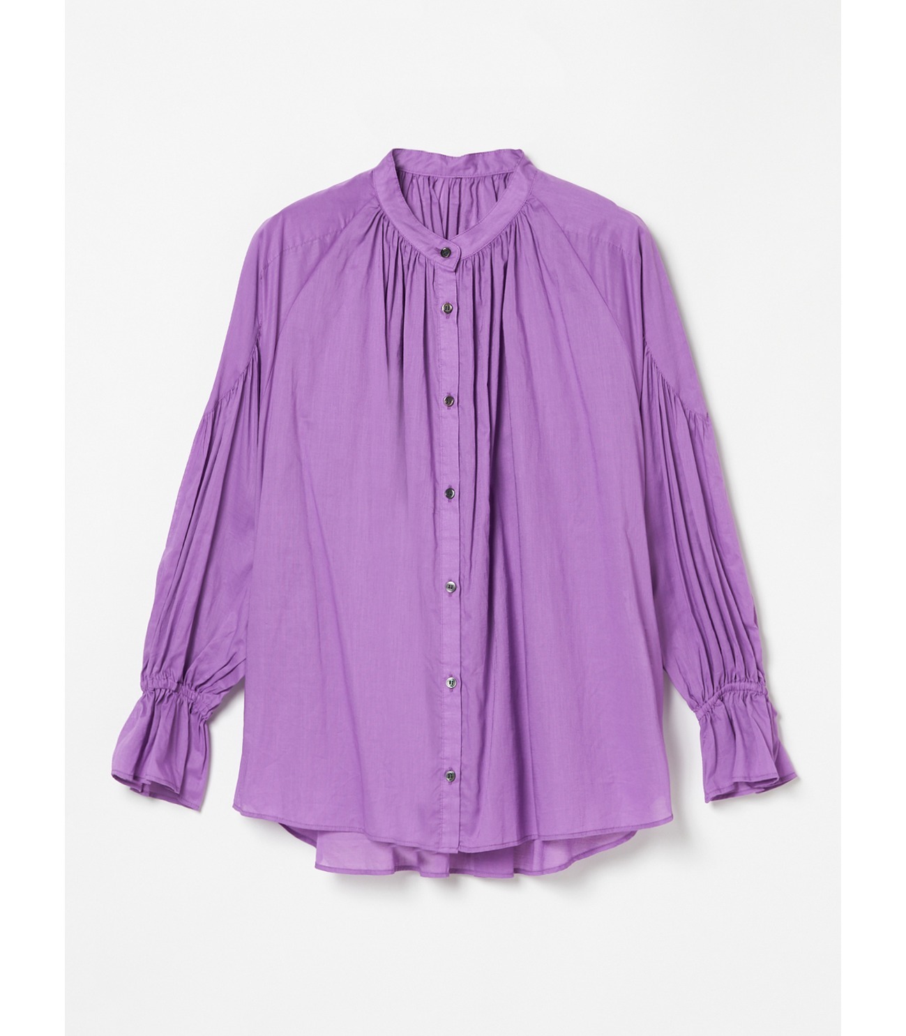 Cotton loan l/s shirt 詳細画像 purple 1
