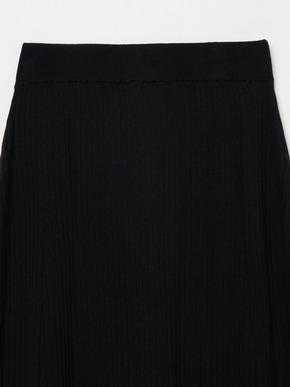 Moist rib A-line skirt 詳細画像