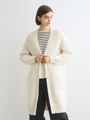 Big stitch sweater longcardigan 詳細画像