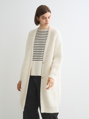 Big stitch sweater longcardigan 詳細画像