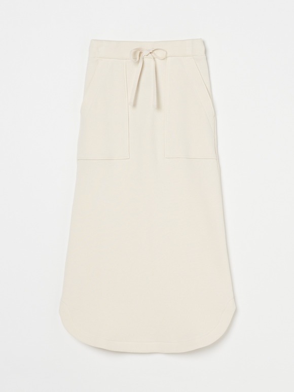 Smile brushed terry skirt