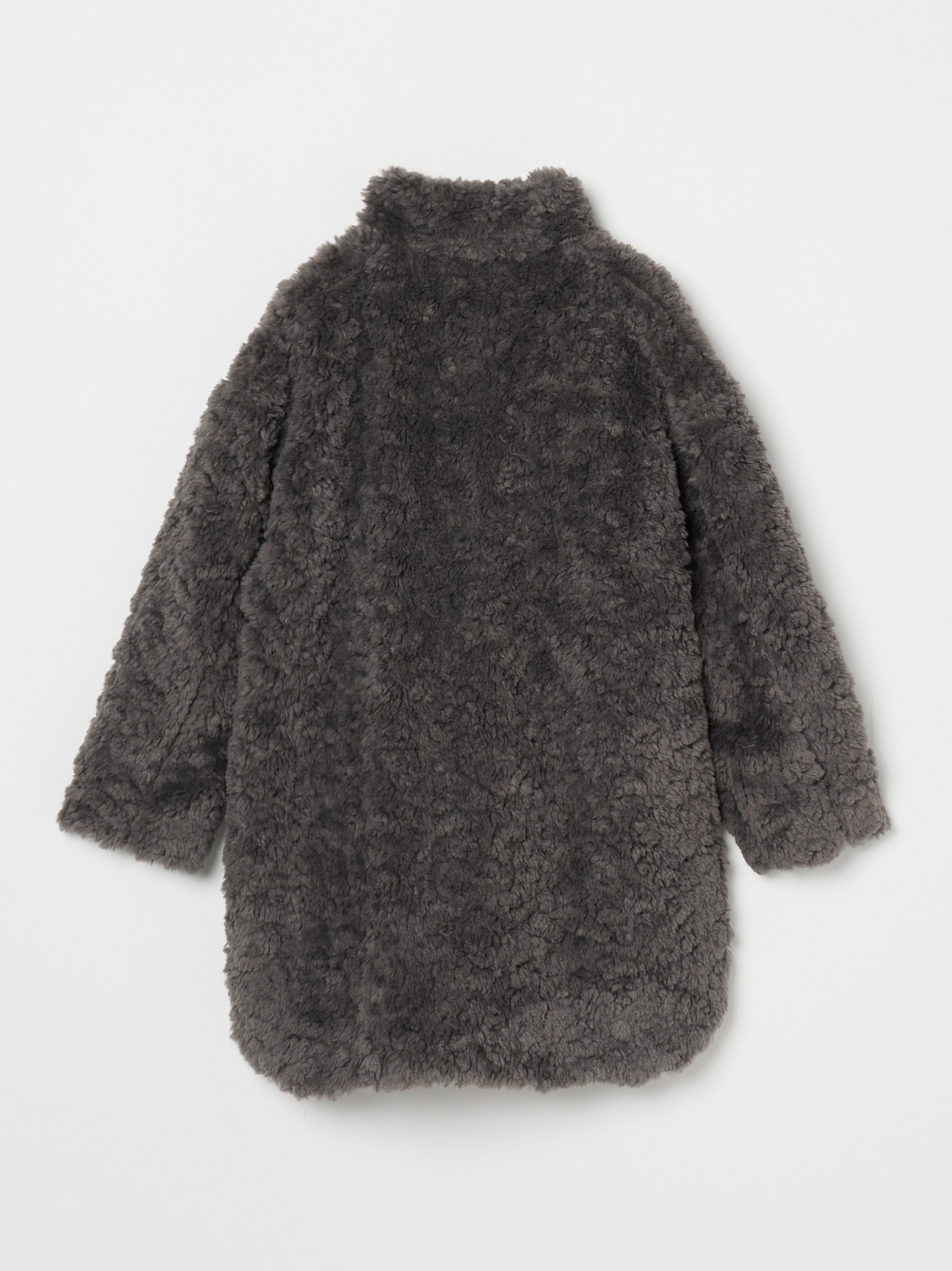 Upcycled eco fur middle coat｜スリードッツ オフィシャルオンライン 