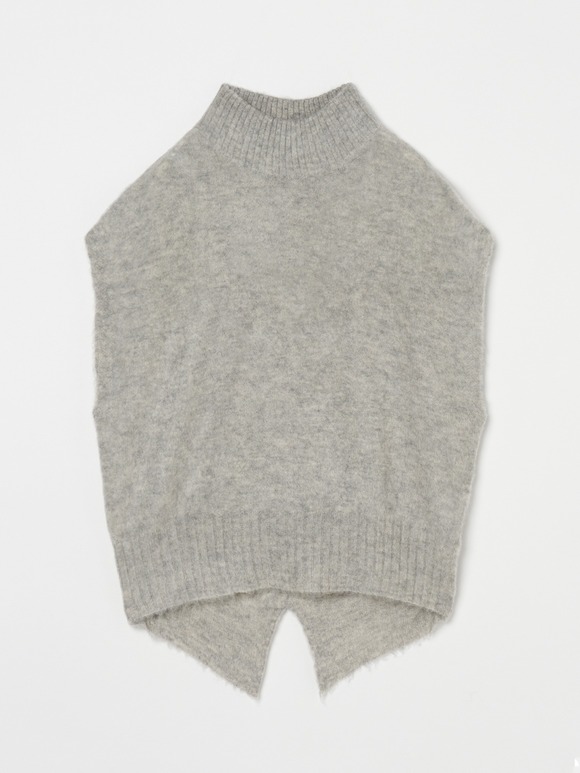 Fur mohair vest