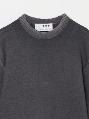 Unisex piecedyed sweater crewneck 詳細画像