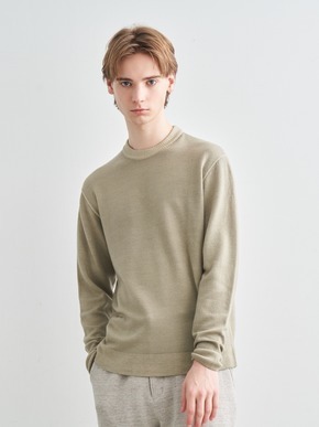 Unisex piecedyed sweater crewneck 詳細画像