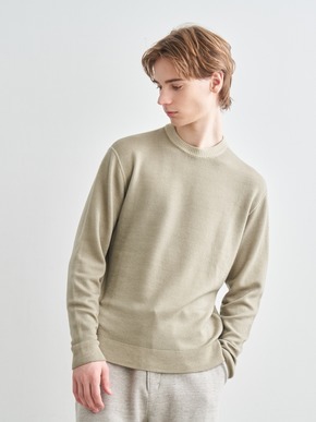 Unisex piecedyed sweater crewneck 詳細画像
