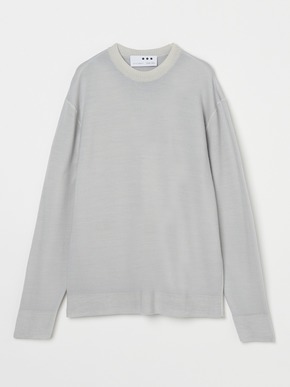 Unisex piecedyed sweater crewneck 詳細画像