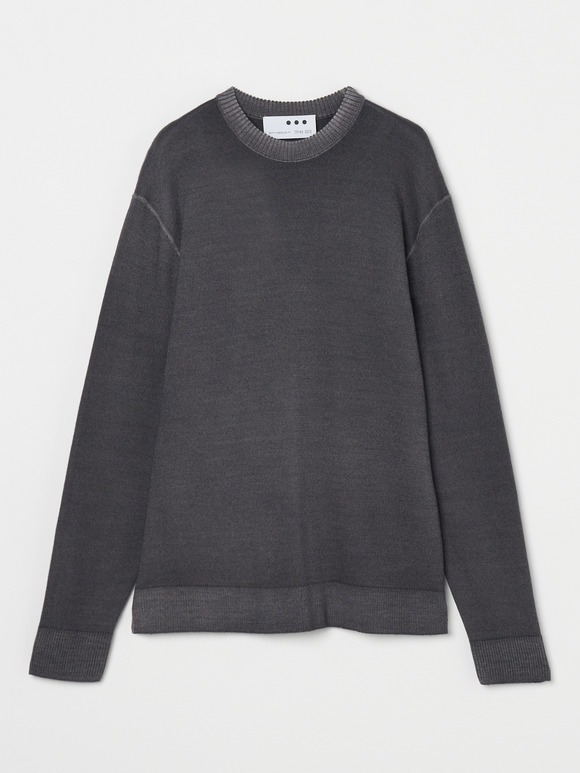 Unisex piecedyed sweater crewneck