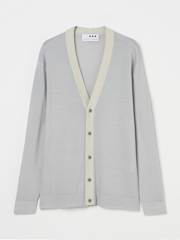 Unisex piecedyed sweater cardigan