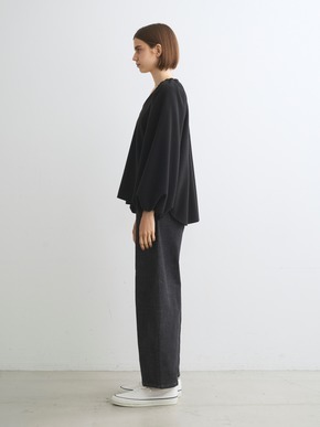 Hairly jersey draped top 詳細画像