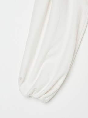 Hairly jersey draped top 詳細画像