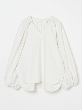Hairly jersey draped top 詳細画像