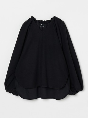 Hairly jersey draped top 詳細画像