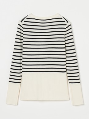 Wool outfit rib tee knit 詳細画像