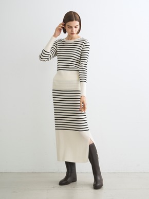 Wool outfit rib tee knit 詳細画像