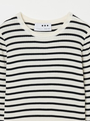 Wool outfit rib tee knit 詳細画像