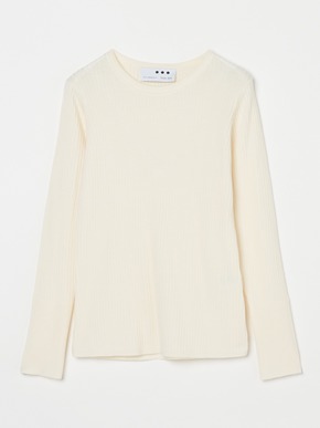 Wool outfit rib tee knit 詳細画像