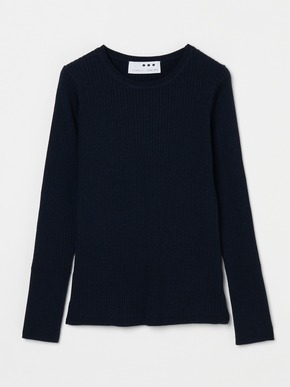 Wool outfit rib tee knit 詳細画像