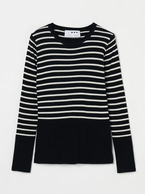 Wool outfit rib tee knit 詳細画像