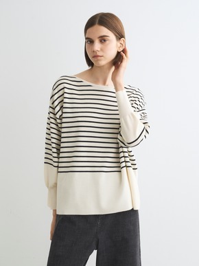 Wool outfit l/s boatneck 詳細画像
