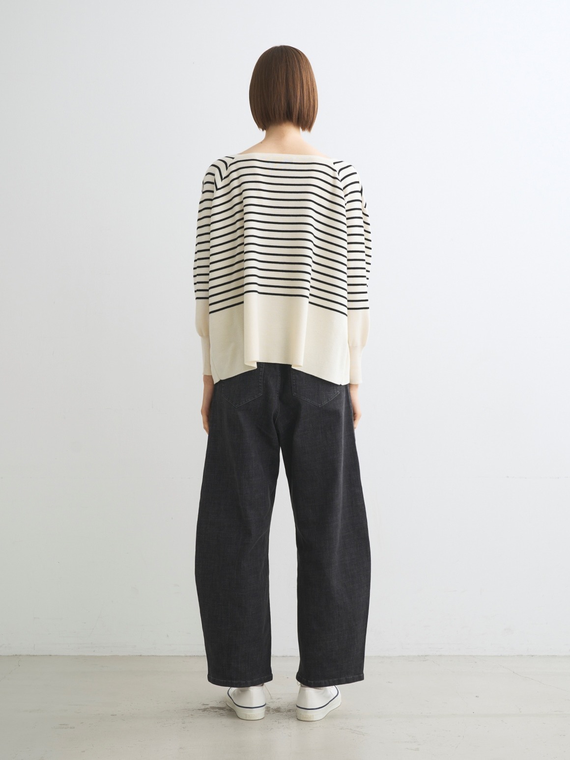 Wool outfit l/s boatneck 詳細画像 off white 14