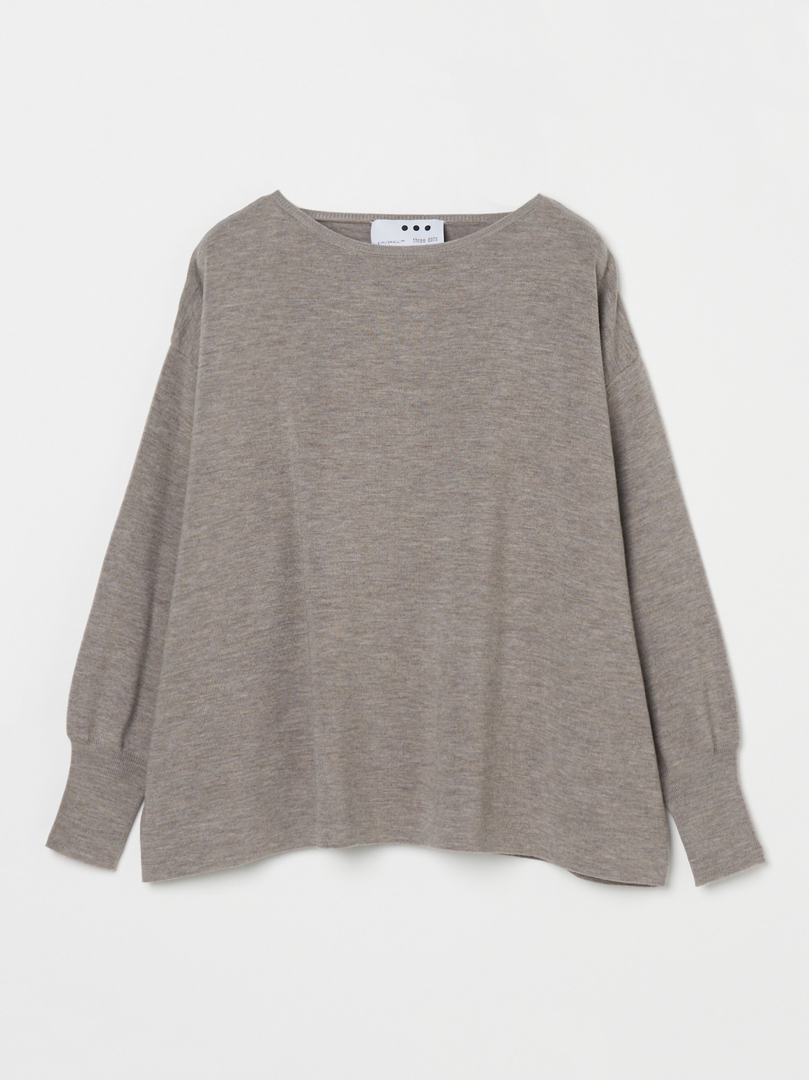 Wool outfit l/s boatneck 詳細画像 heather grey 2