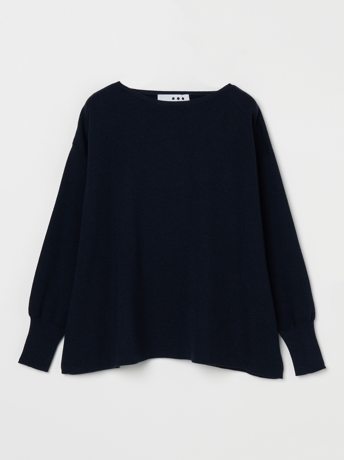 Wool outfit l/s boatneck 詳細画像 navy 1