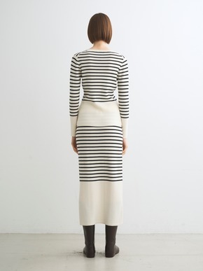 Wool outfit rib narrow skirt 詳細画像