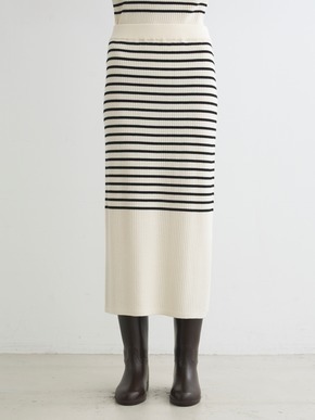 Wool outfit rib narrow skirt 詳細画像