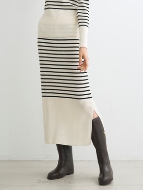 Wool outfit rib narrow skirt 詳細画像