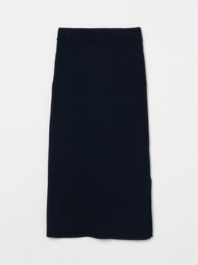 Wool outfit rib narrow skirt 詳細画像