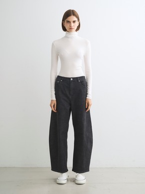 Silk cashmere tee turtle neck 詳細画像