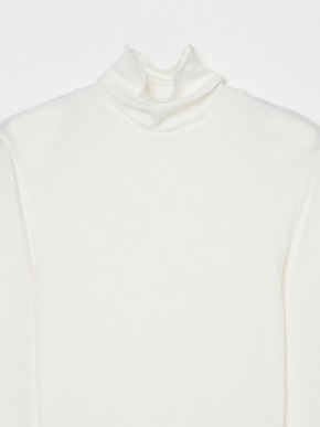 Silk cashmere tee turtle neck 詳細画像