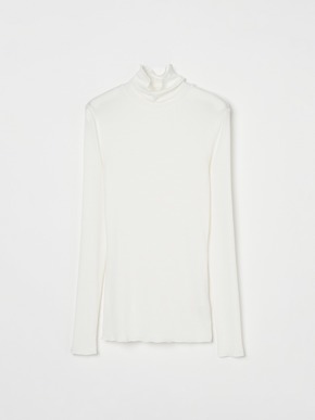 Silk cashmere tee turtle neck 詳細画像