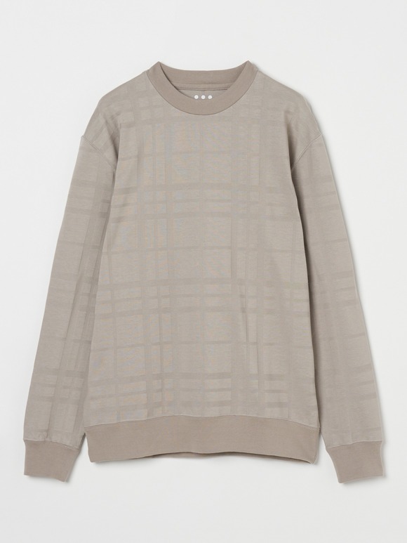 Men's jacquard l/s sweat