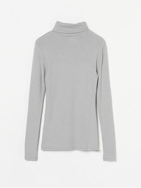 Rib jersey l/s turtle top 詳細画像