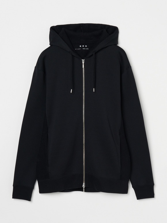 Men's cashmere touch zip hoody