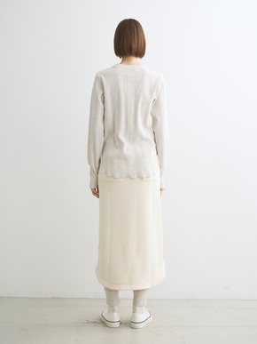 Random rib crew neck 詳細画像